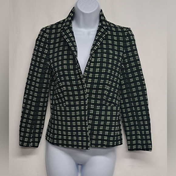 J. Crew Jackets & Blazers - J. Crew 2 Textured Blazer Jacket Three Front Snap Closure Two Pockets